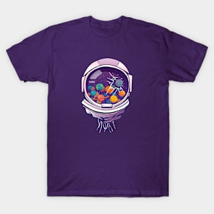 Astronaut Helmet Gumball Machine T-Shirt